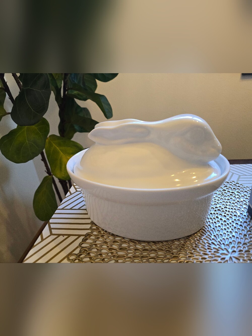 Farberware Bunny Casserole Dish